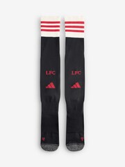 adidas Black Liverpool FC 25/26 Away Socks - Image 1 of 1