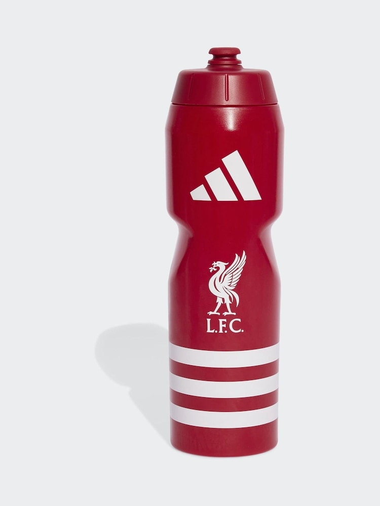 adidas Red/White Liverpool FC Water Bottle - Image 1 of 3
