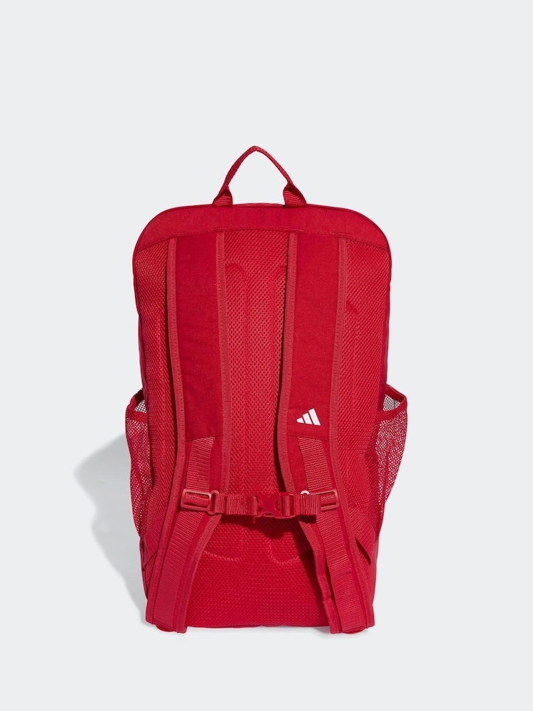 adidas Red/White Liverpool FC Backpack - Image 2 of 6