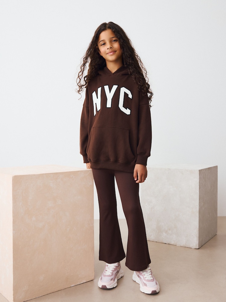 Chocolate Brown Slogan - Kapuzenpulli (3–16Jahre) - Bild 2 von 8