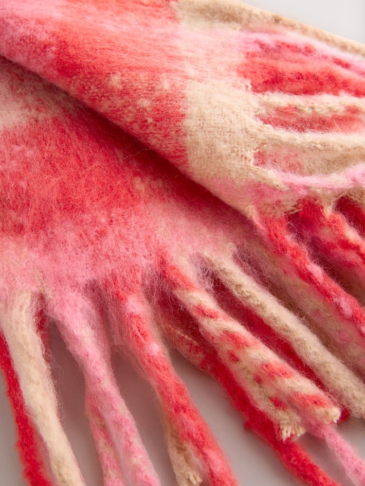 Red Brushed Scarf (3-16yrs) - Image 2 of 3
