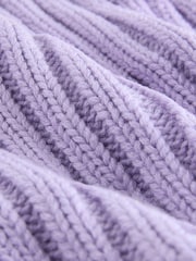Lilac Purple Rib Snood (1-16yrs) - Image 2 of 3