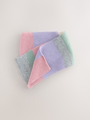 Pink stripe Knitted Stripe Scarf (3-16yrs) - Image 1 of 3