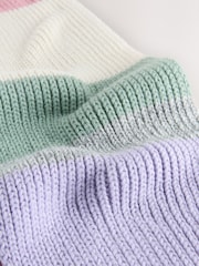 Pink stripe Knitted Stripe Scarf (3-16yrs) - Image 2 of 3