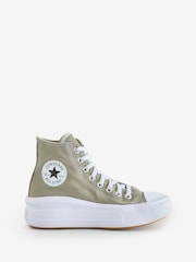 Converse Grey Chuck Taylor All Star Move Platform Trainers - Image 1 of 9