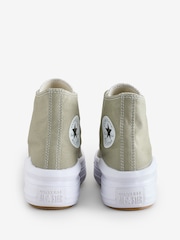 Converse Grey Chuck Taylor All Star Move Platform Trainers - Image 5 of 9