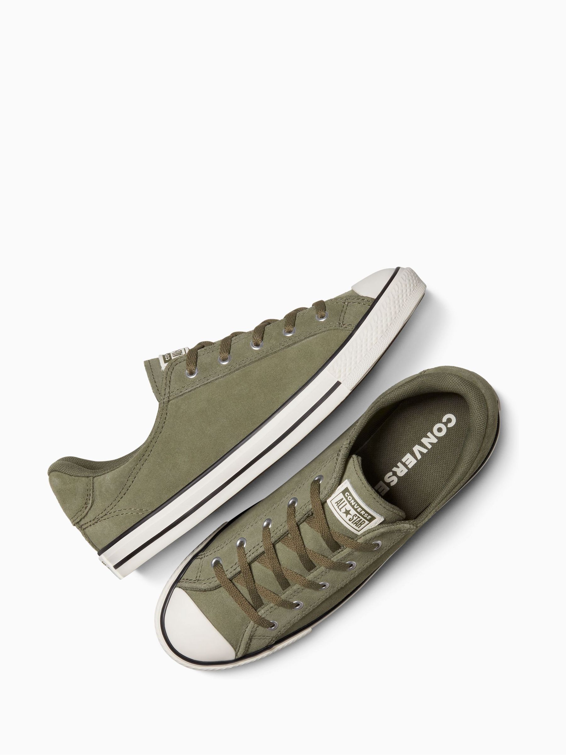 Buy Converse Green Chuck Taylor All Star Dainty Suede Trainers