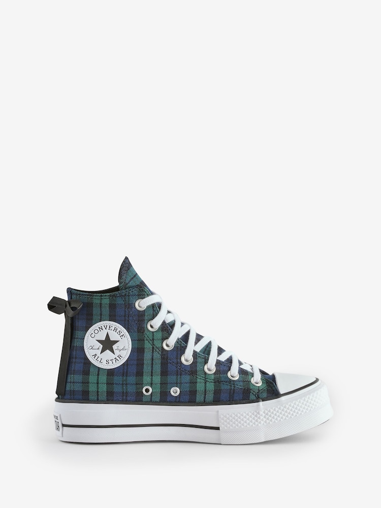 Converse Blue Chuck Taylor All Star Lift Trainers - Image 1 of 9
