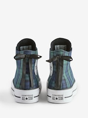 Converse Blue Chuck Taylor All Star Lift Trainers - Image 4 of 9