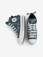 Converse Blue Chuck Taylor All Star Lift Trainers - Image 6 of 9