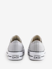 Converse Grey Chuck Taylor All Star Lift Platform Trainers - Image 9 of 18