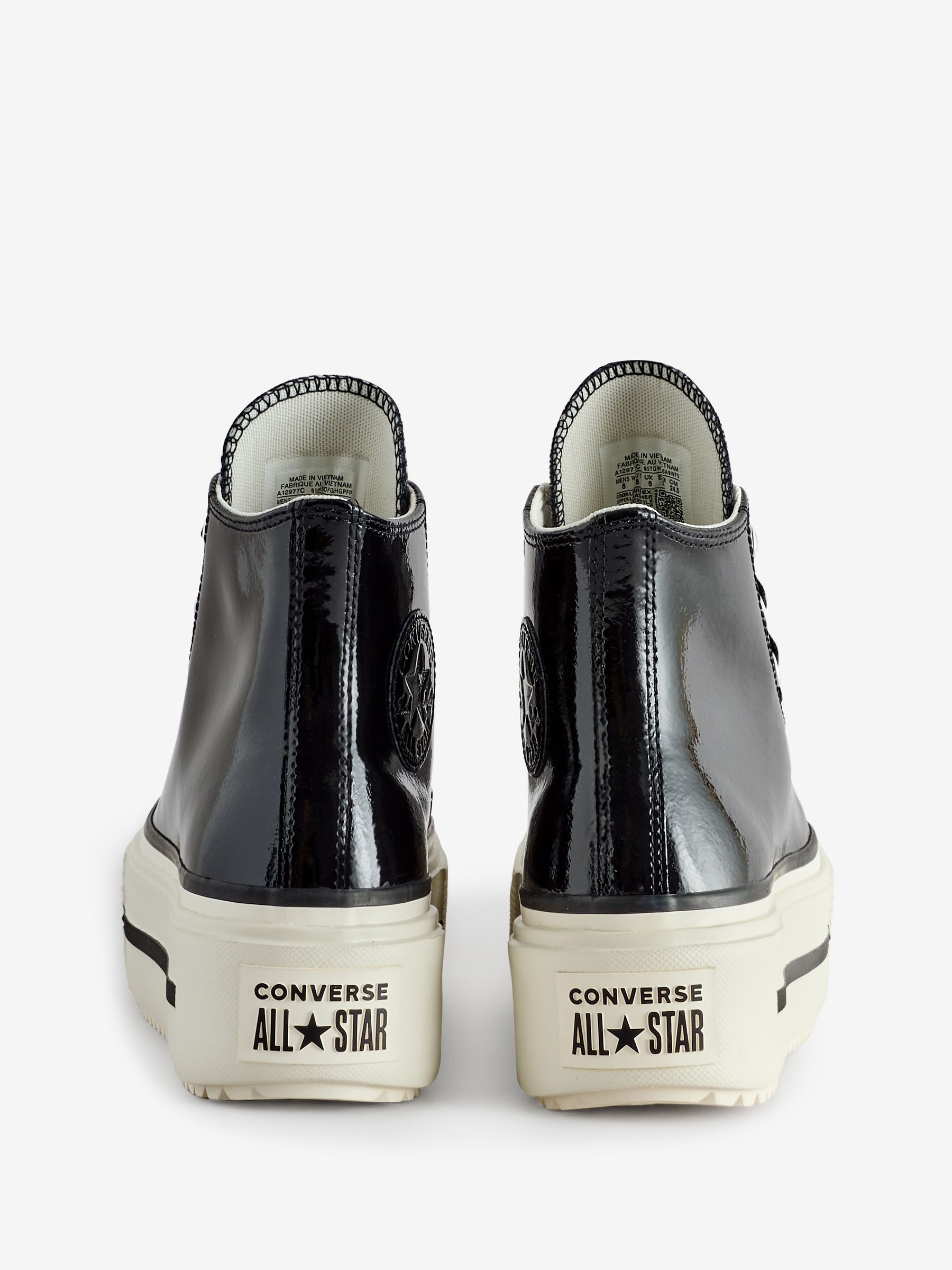 Buy Converse Black Chuck Taylor All Star Lift Double Stack Platform Patent  Leather Trainers from Next Hong Kong