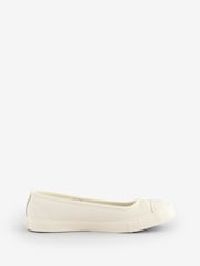 Converse Cream Chuck Taylor All Star Dainty Ballerina Trainers - Image 1 of 9