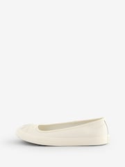 Converse Cream Chuck Taylor All Star Dainty Ballerina Trainers - Image 2 of 9