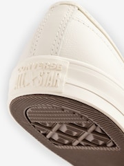 Converse Cream Chuck Taylor All Star Dainty Ballerina Trainers - Image 8 of 9