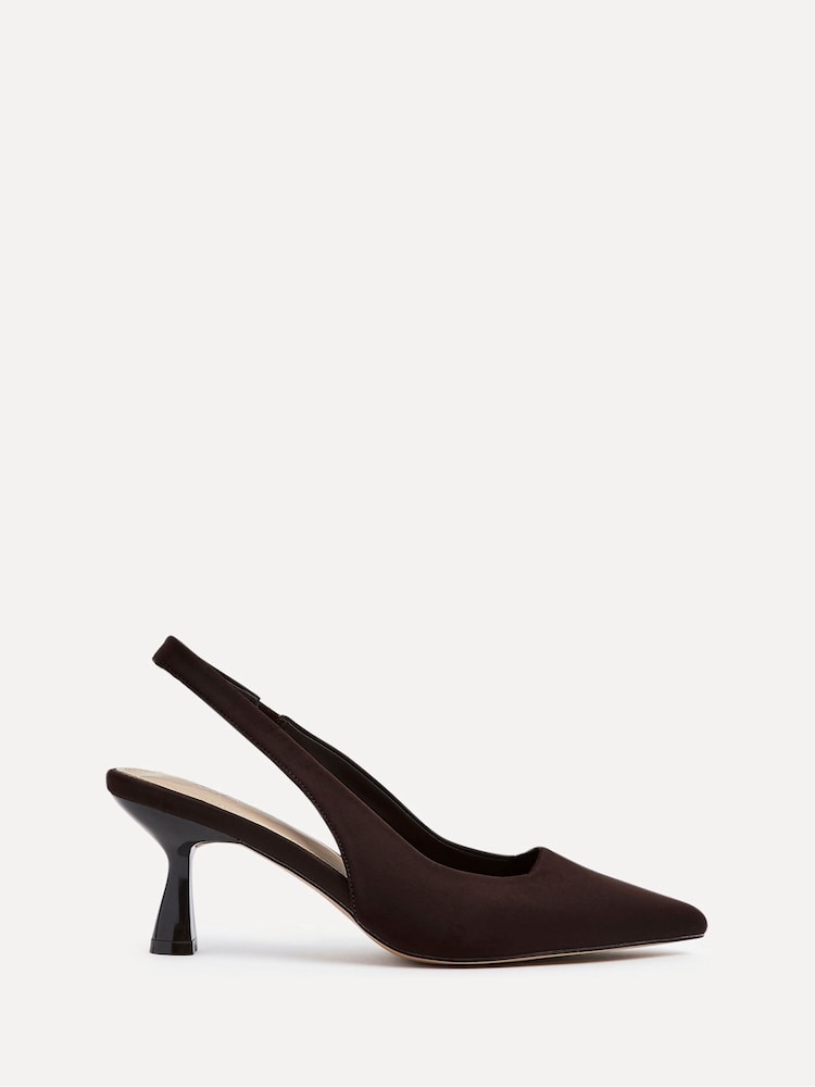 Marrón - Linzi Presley Sling Back Bajo Court Heels - Imagen 2 de 5 Marrón - Linzi Presley Sling Back Bajo Court Heels - Imagen 2 de 5