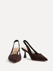 Linzi Brown Presley Sling Back Low Court Heels - Image 3 of 5