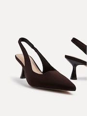 Linzi Brown Presley Sling Back Low Court Heels - Image 5 of 5
