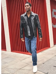 Blugi elastici slim fit River Island - Imaginea 4 din 6