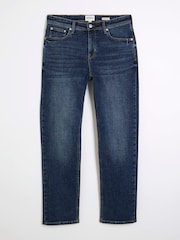 River Island Blue Straight Fit Jeans - Image 5 of 6