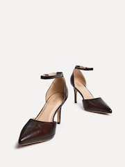Linzi Brown Thea Classic Stiletto Court Heels - Image 4 of 5