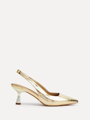 Linzi Gold Presley Sling Back Low Court Heels - Image 2 of 5