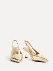 Linzi Gold Presley Sling Back Low Court Heels - Image 3 of 5
