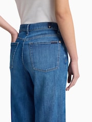 7 For All Mankind Blue Modern Dojo Tailorless Nevada Jeans - Image 4 of 6