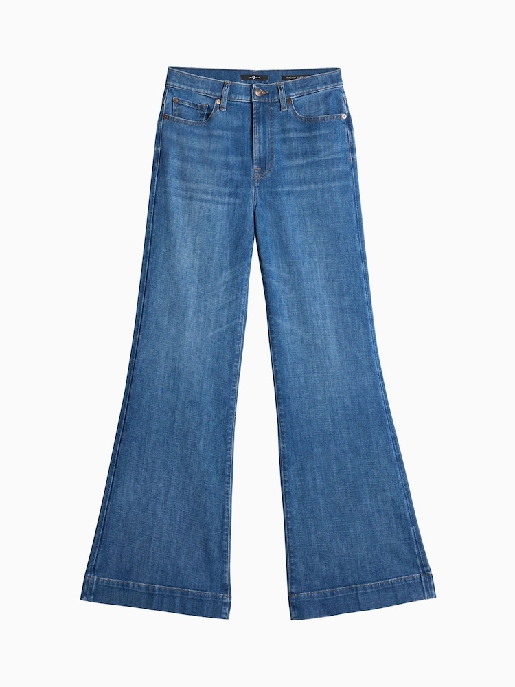 7 For All Mankind Blue Modern Dojo Tailorless Nevada Jeans - Image 6 of 6