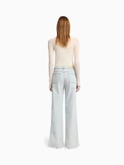 7 For All Mankind Blue Lotta Maui Jeans - Image 4 of 5