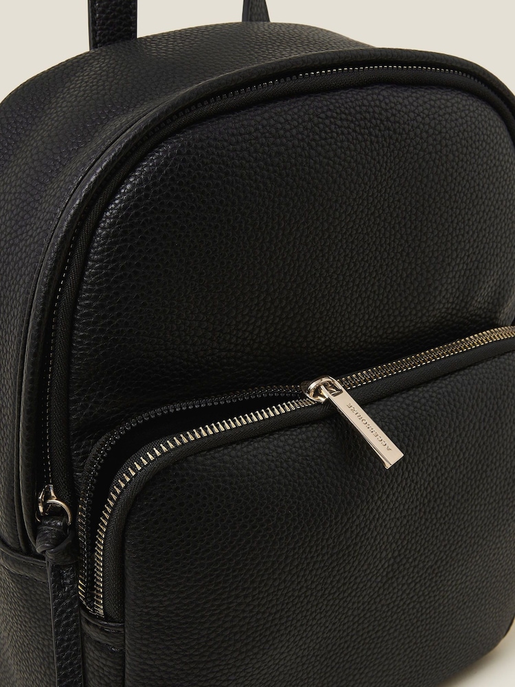 Accessorize Small Plain Faux Leather Rucksack - Bild 2 von 2 Accessorize Small Plain Faux Leather Rucksack - Bild 2 von 2