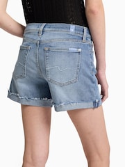 7 For All Mankind Mid Roll Shore Shorts With Frayed Hem - Image 4 of 5
