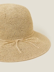 Accessorize Natural Straw Bucket Hat - Image 2 of 2
