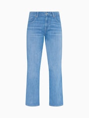 7 For All Mankind Blue Calie Straight Ankle Charleston Jeans - Image 5 of 5