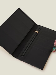 Accessorize Black Tropical Print Travel Wallet - Image 2 of 2