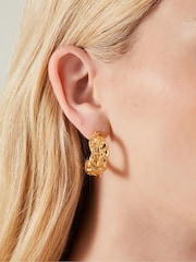 Accessorize 14ct Chunky Molten Hoop uhani - Slika 2 iz 2