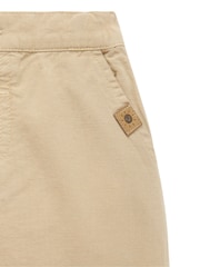 Purebaby Brown Linen Blend Trousers - Image 3 of 4