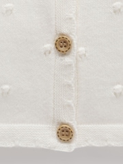 Purebaby Teksturiran 100% bombaž pletena jopa - Slika 2 iz 4