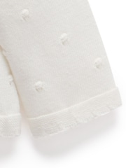 Purebaby Teksturiran 100% bombaž pletena jopa - Slika 3 iz 4