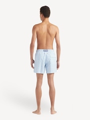 Vilebrequin Moorea Micro Turtles Rainbow Printed Swim White Shorts - Image 2 of 4