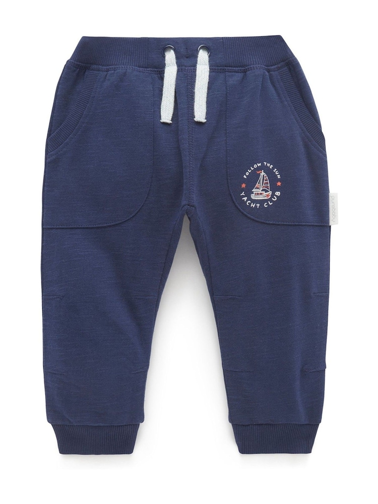 Purebaby Slouchy 100% Cotton Joggers - Imagen 1 de 4