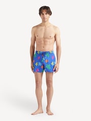 Vilebrequin Blue Moorise Multicoloured Turtles Printed Swim Shorts - Image 1 of 4