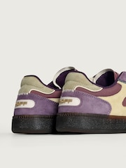 HOFF Aubergine Print Womens Alley Trainers - Image 6 of 6