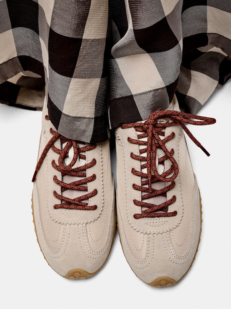 HOFF Beige Bridge Mkii Trainers - Image 8 of 8