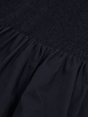 Reiss Belinda Cotton Shirred Bubble-Hem Mini Dress - Image 6 of 6