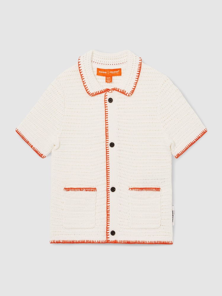 Reiss McLaren F1 Team Crochet Shirt - Imagen 2 de 6