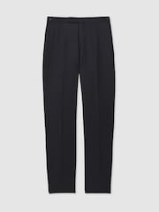 Reiss Navy Oscar Wool-Blend Slim-Fit Suit Trousers - Image 2 of 8