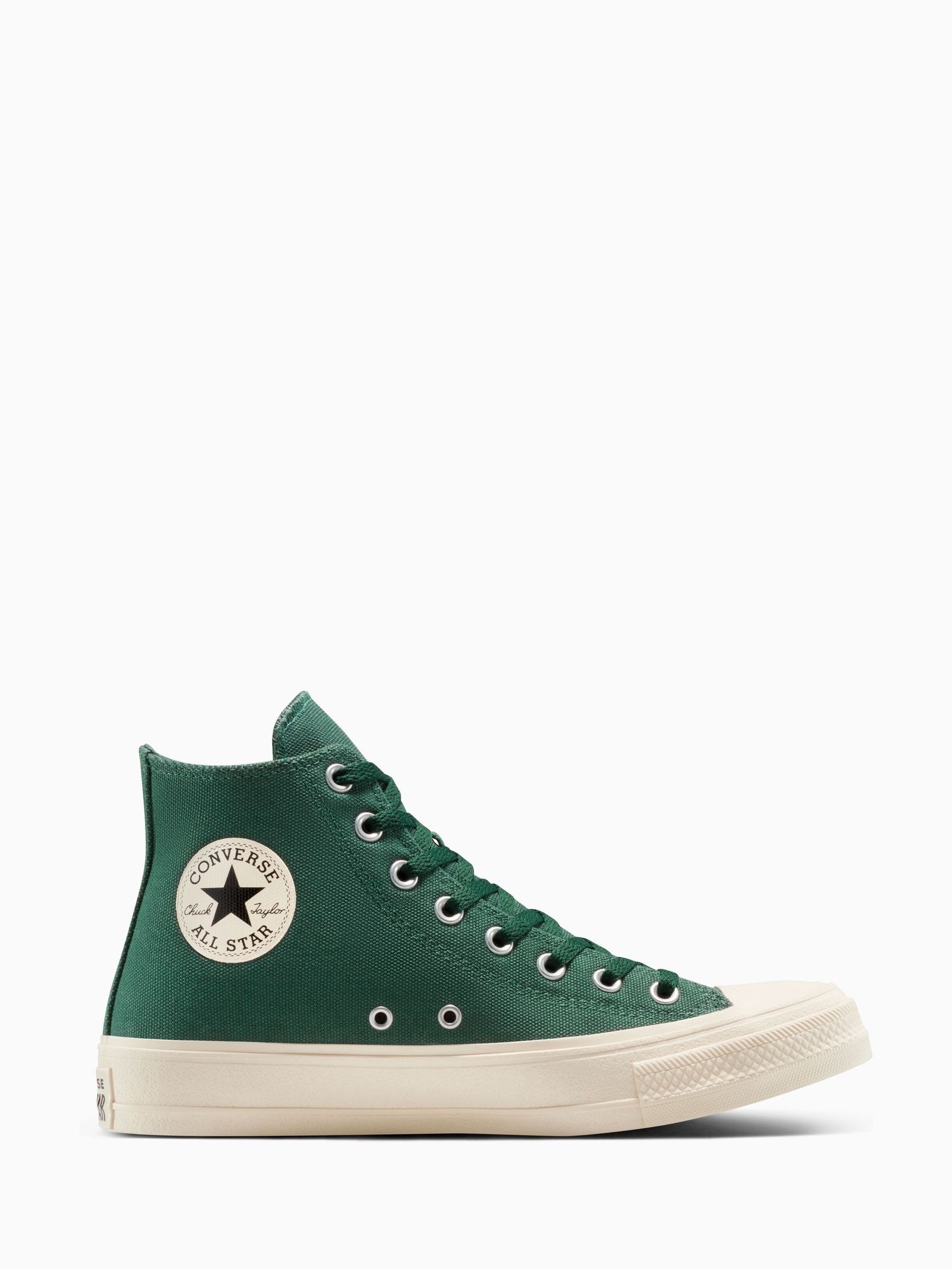 Buy Converse Green Chuck Taylor All Star High Trainers from Next USA