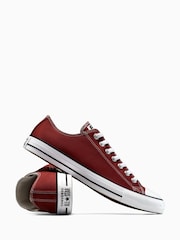Converse Red Chuck Taylor All Star Low Trainers - Image 8 of 8