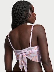 Victoria's Secret Delicate Violet Purple Blossom Chiffon Handkerchief Bra Top - Image 2 of 3